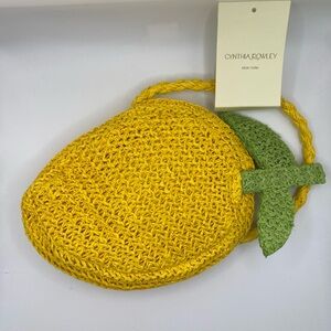 NWT Cynthia Rowley Yellow Lemon Purse